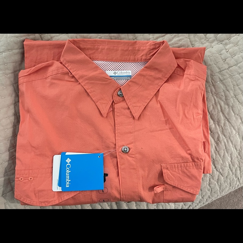 Colombia Lightweight short sleeve collar shirt
